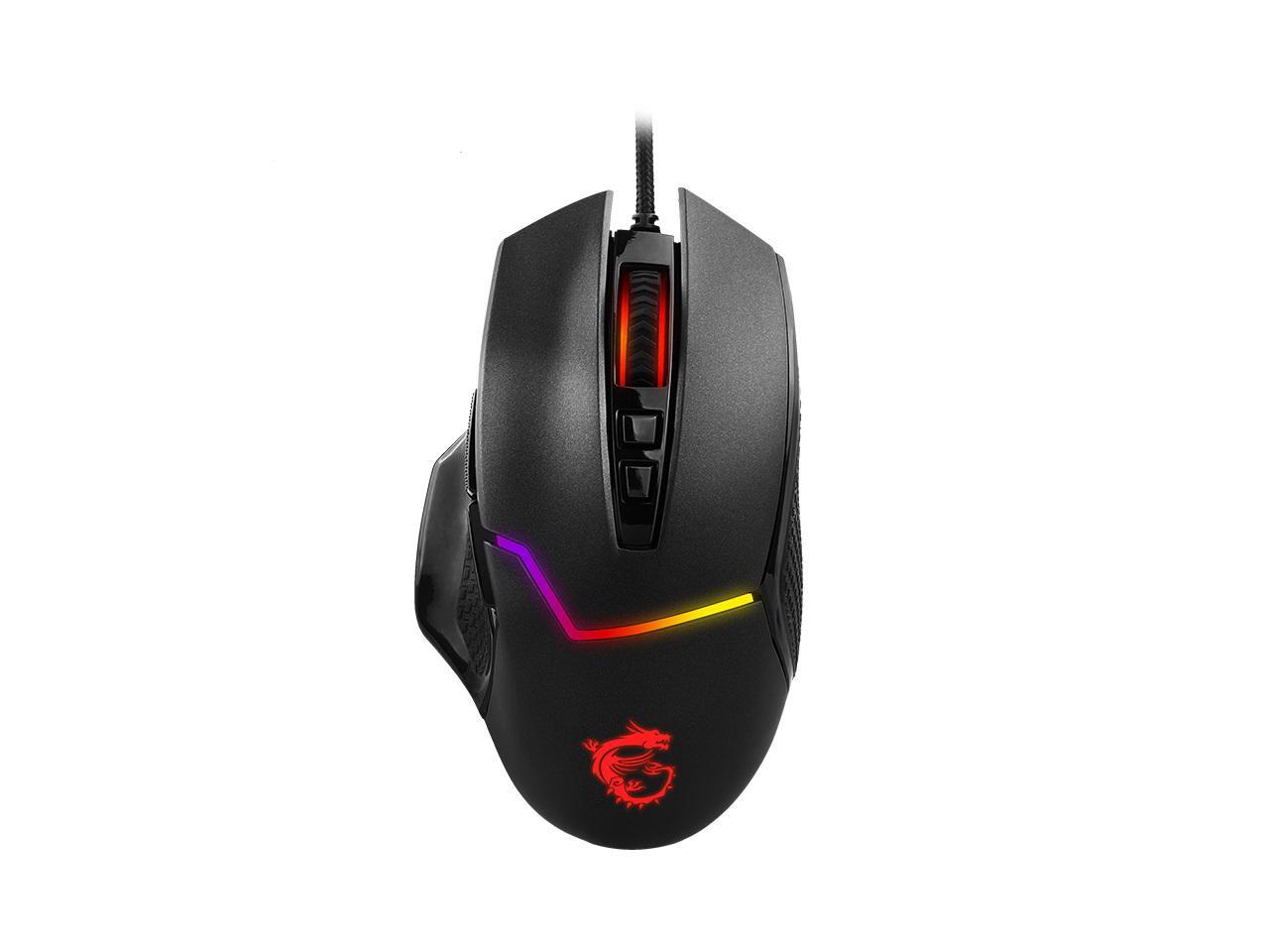CHAOZHAOHENG Gaming Mouse 7 Color Effects Suitable for Large Games Such as LOL PUBG 6 Buttons Player-Specific Optical Mouse 800/1200/ 2400/ 3200DPI 