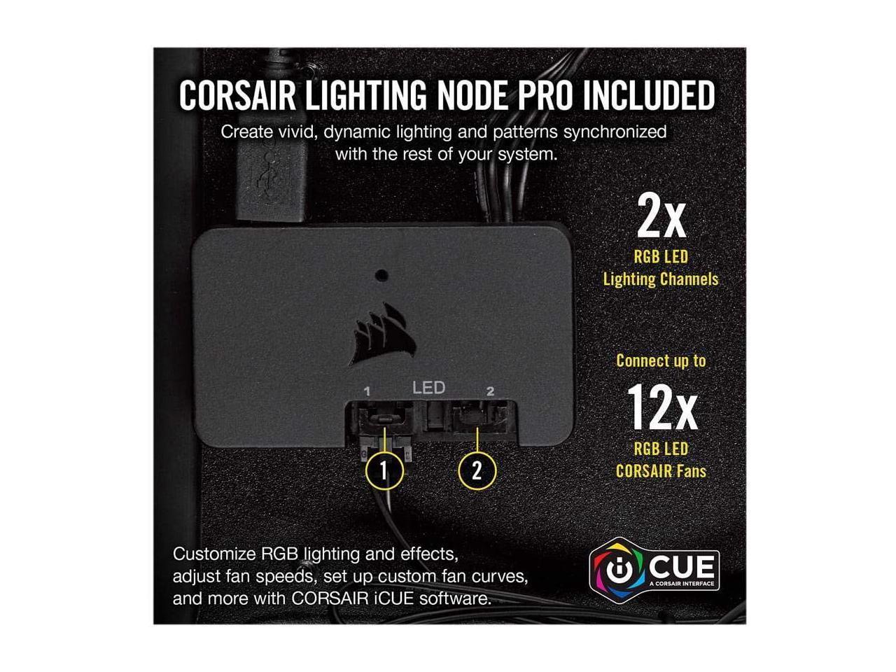 Corsair Link Lighting Node Pro Lightning Node Core Hub Rgb Newegg Com