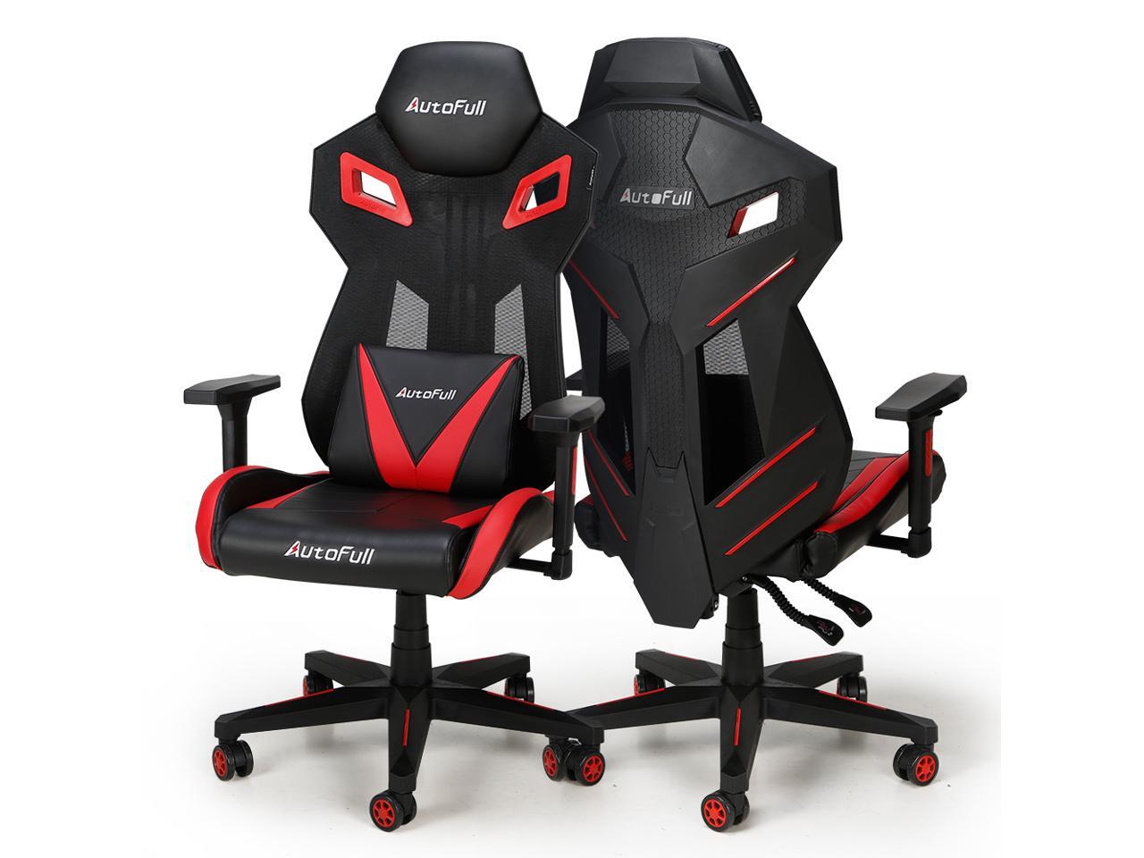 Autofull Gaming Chair Mesh Ergonomic Executive High Back Computer Office Racing Style Chair With Lumbar Support 1 Pack Newegg Com