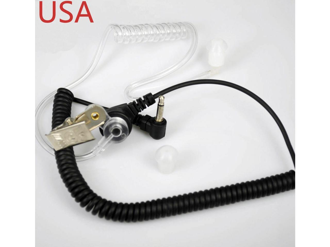 2.5mm Police Listen Only Acoustic Tube Earpiece Headset for Motorola Speaker Mic 
