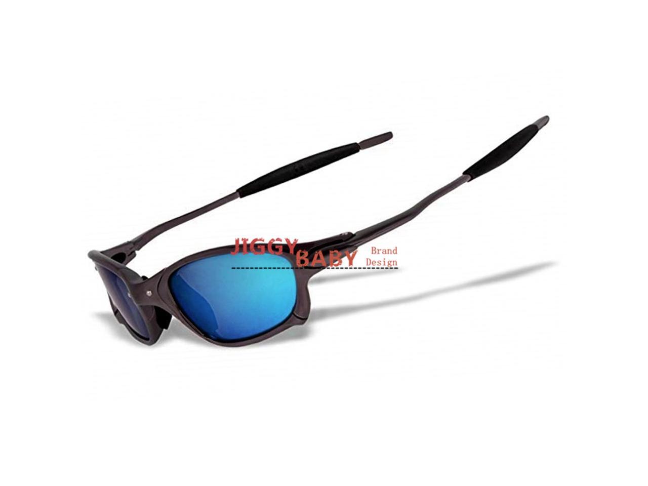 Squared X-Optics Metal Frame Polarized Sunglasses with Silver Iridium Lenses