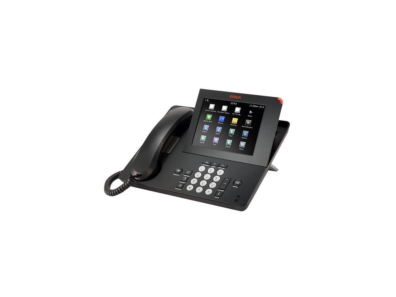 Avaya 9640G IP Phone Telephone With Handset Stand and Cord for sale online 