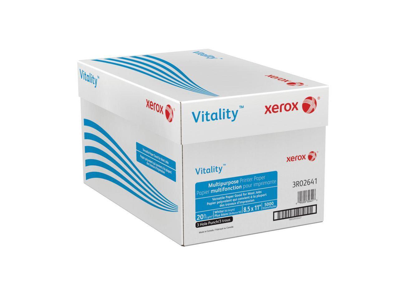 Xerox 3R02641 Vitality Multipurpose Printer Paper, 8.5 x 11