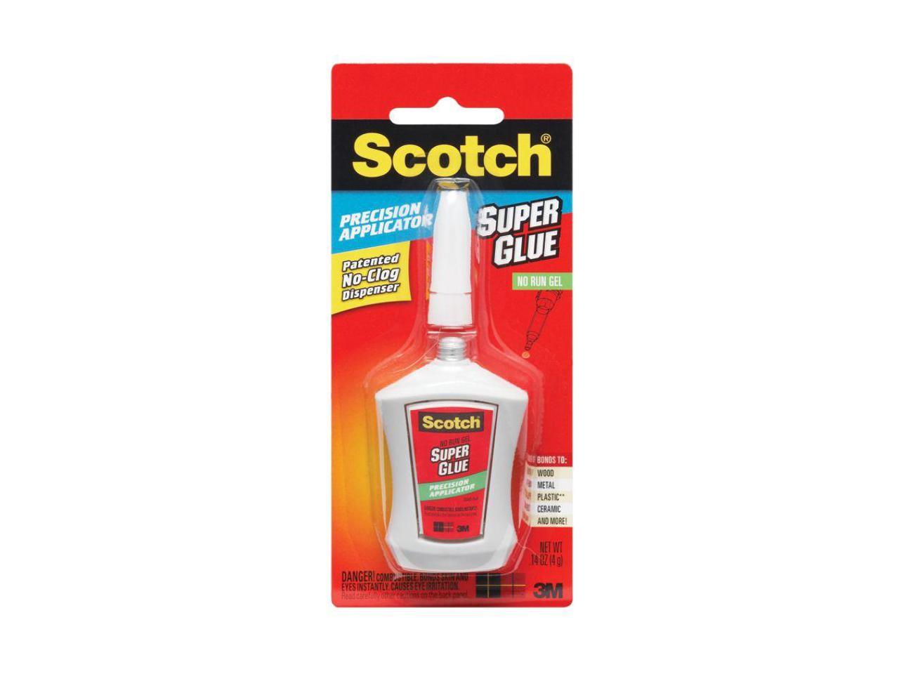 Scotch Super Glue Gel In Precision Applicator.14 Ounces