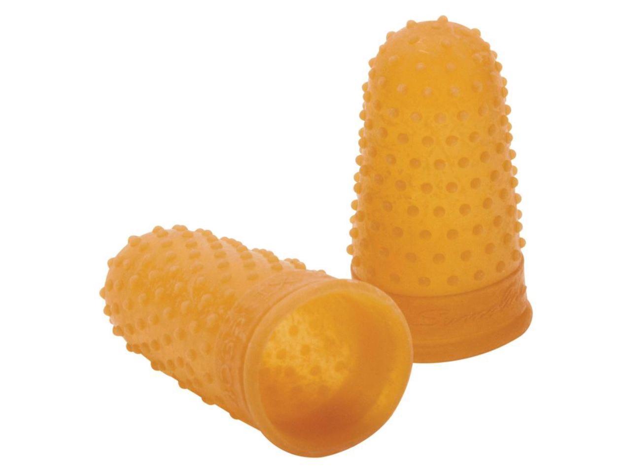 Swingline Rubber Finger Tips 14 (X-Large) Amber Dozen 54014 - Newegg.com