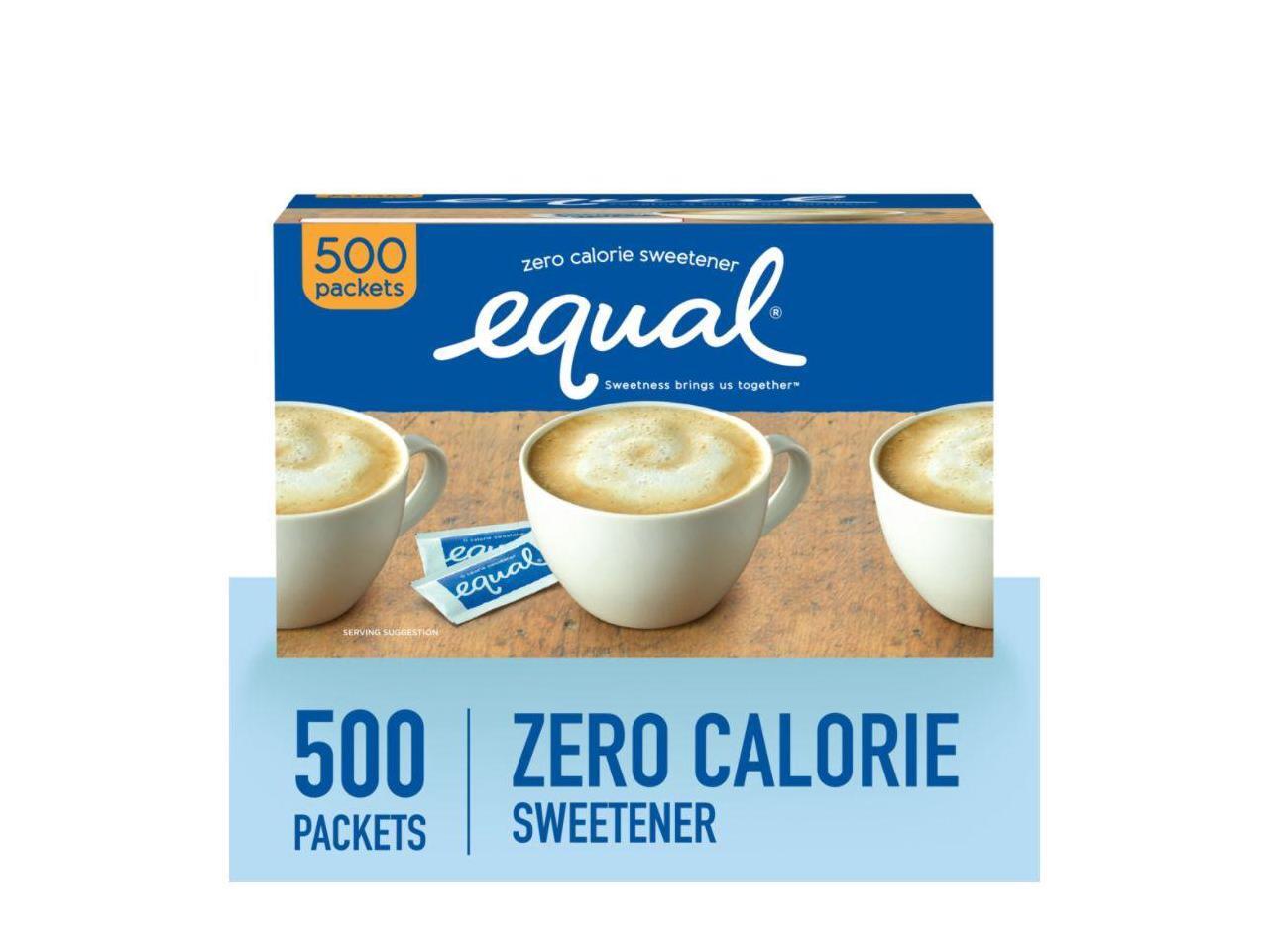 Equal MRINUT20015448 Sugar Substitute Packets 1 Box (500 Packets