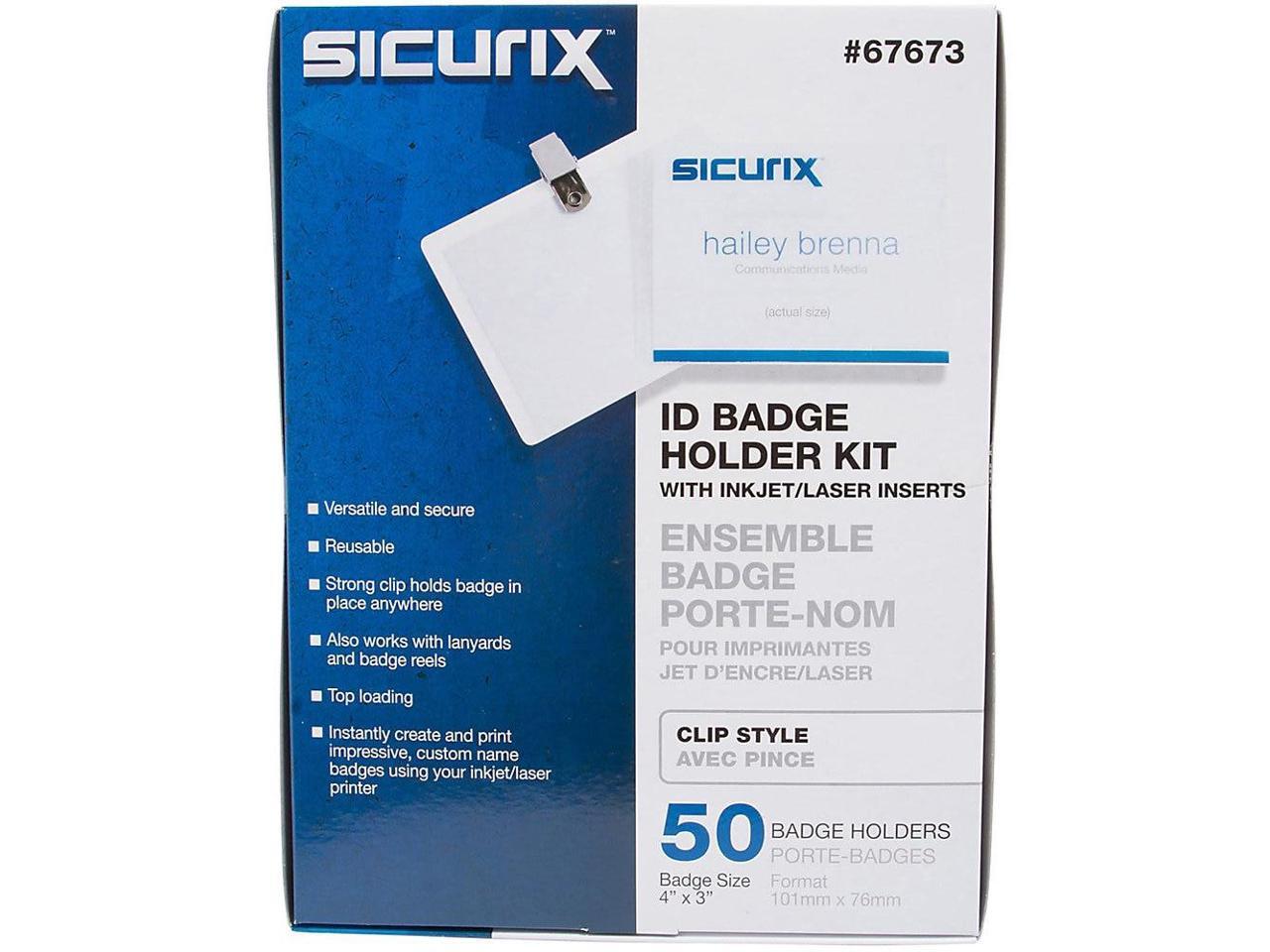 Baumgartens Sealable ID Card Holders Vertical 3-3/4"x2-5/8" 50/PK CL 47840 Baumgartens Sealable ID Card Holders Vertical 3-3/4"x2-5/8" 50/PK CL 47840