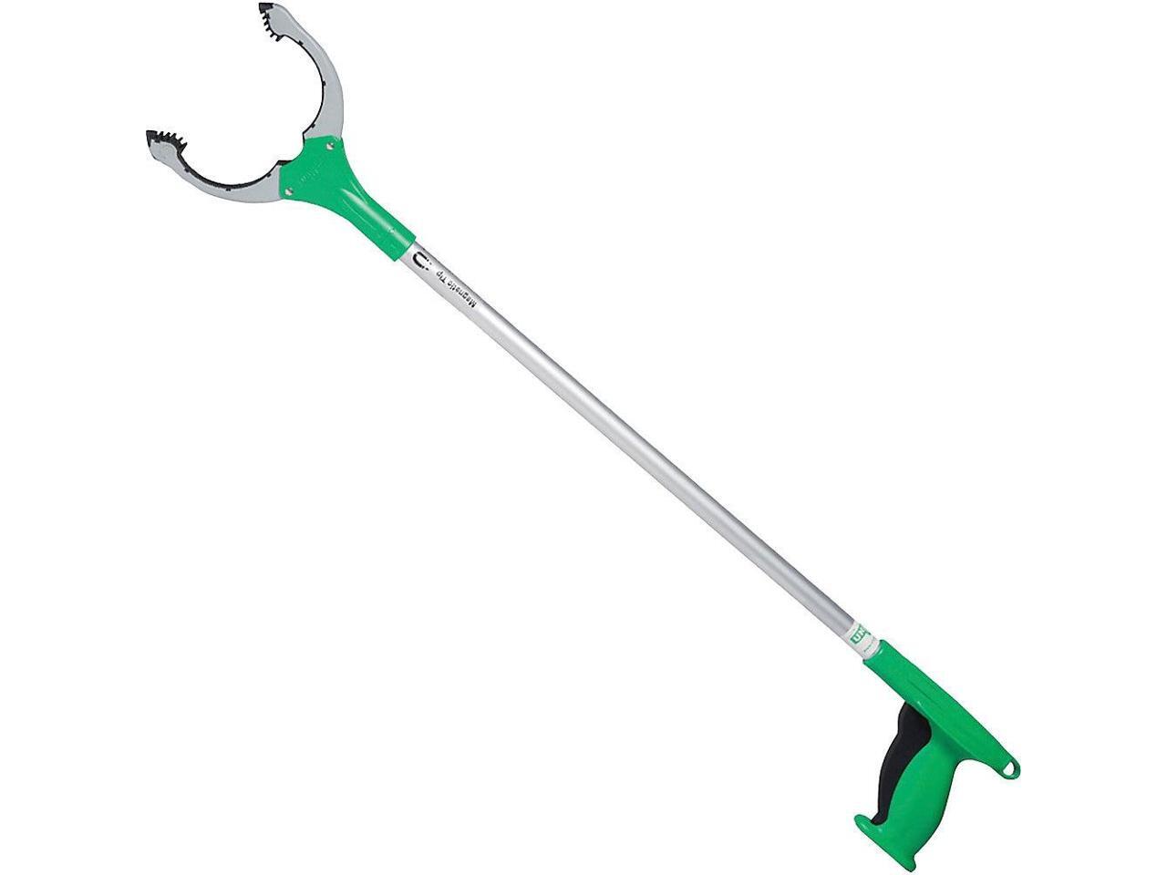 Unger 36" Trash Grabber, Trigger Handle Type, 1 EA Aluminum NT090