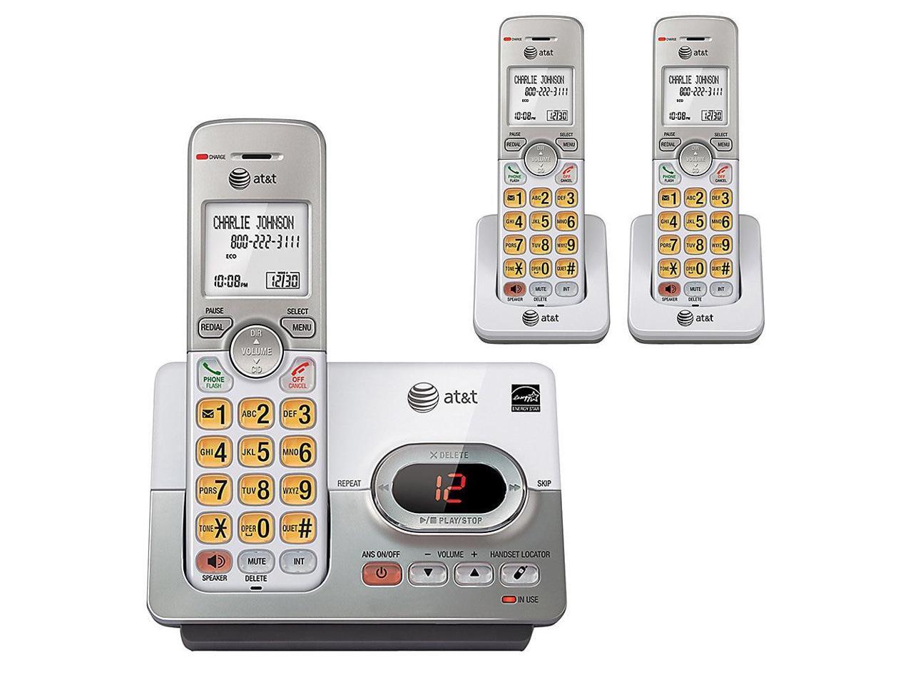 ATT EL52303 3 Handset Cordless Phone with Digital Answering System