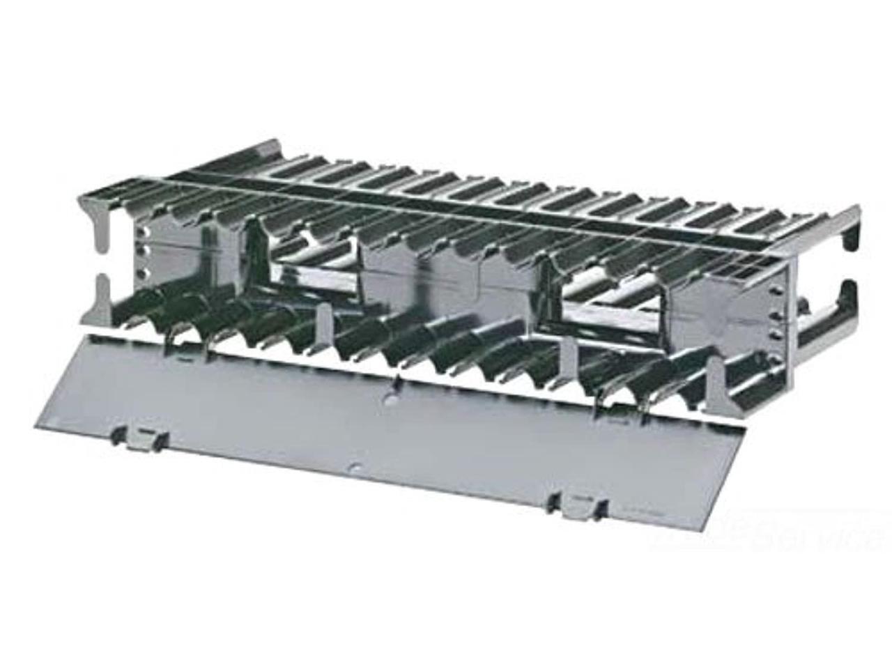 Panduit - NCMH2 - PANDUIT NetManager Horizontal Cable Manager - 2U Rack ...