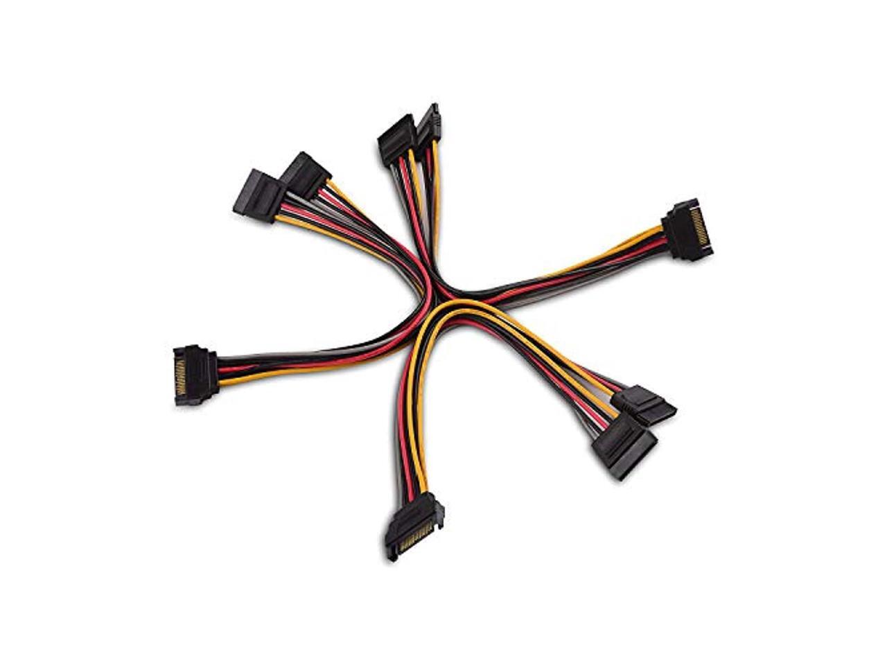 Cable Matters 3Pack 15 Pin SATA Power Splitter Cable 8 Inches Newegg.ca
