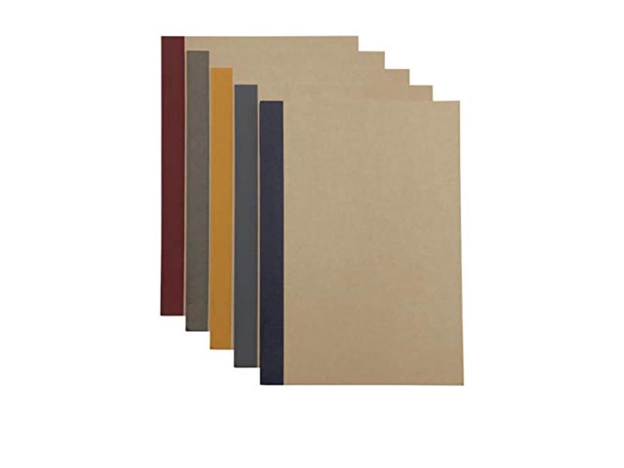 Muji Notebook A5 6Mm Rule 30Sheets Pack Of 5Books 5 Colors Binding
