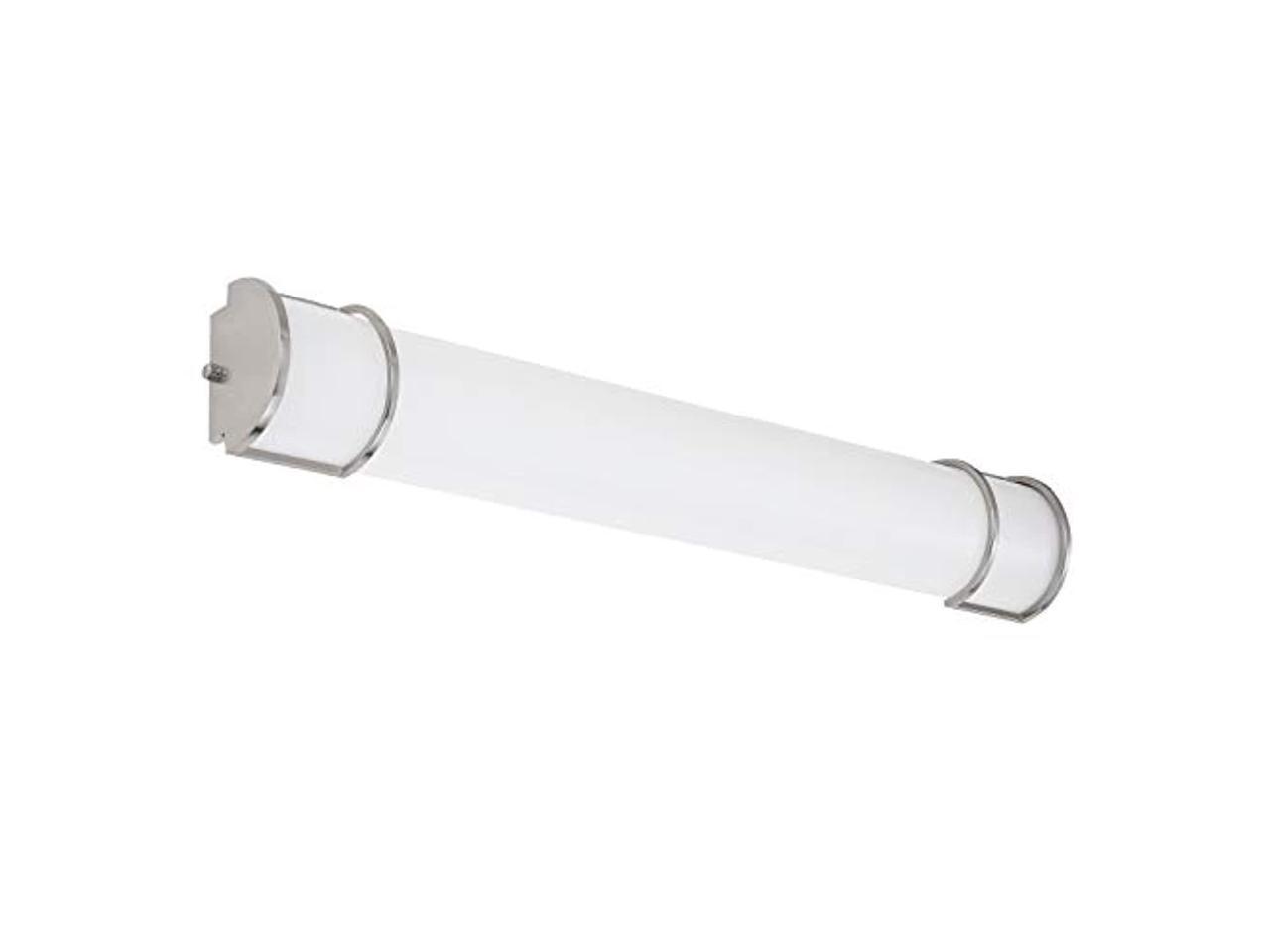 36" Inch LED Bathroom Vanity Light 3000K Wall/Ceiling Flushmount Brushed Nickel 