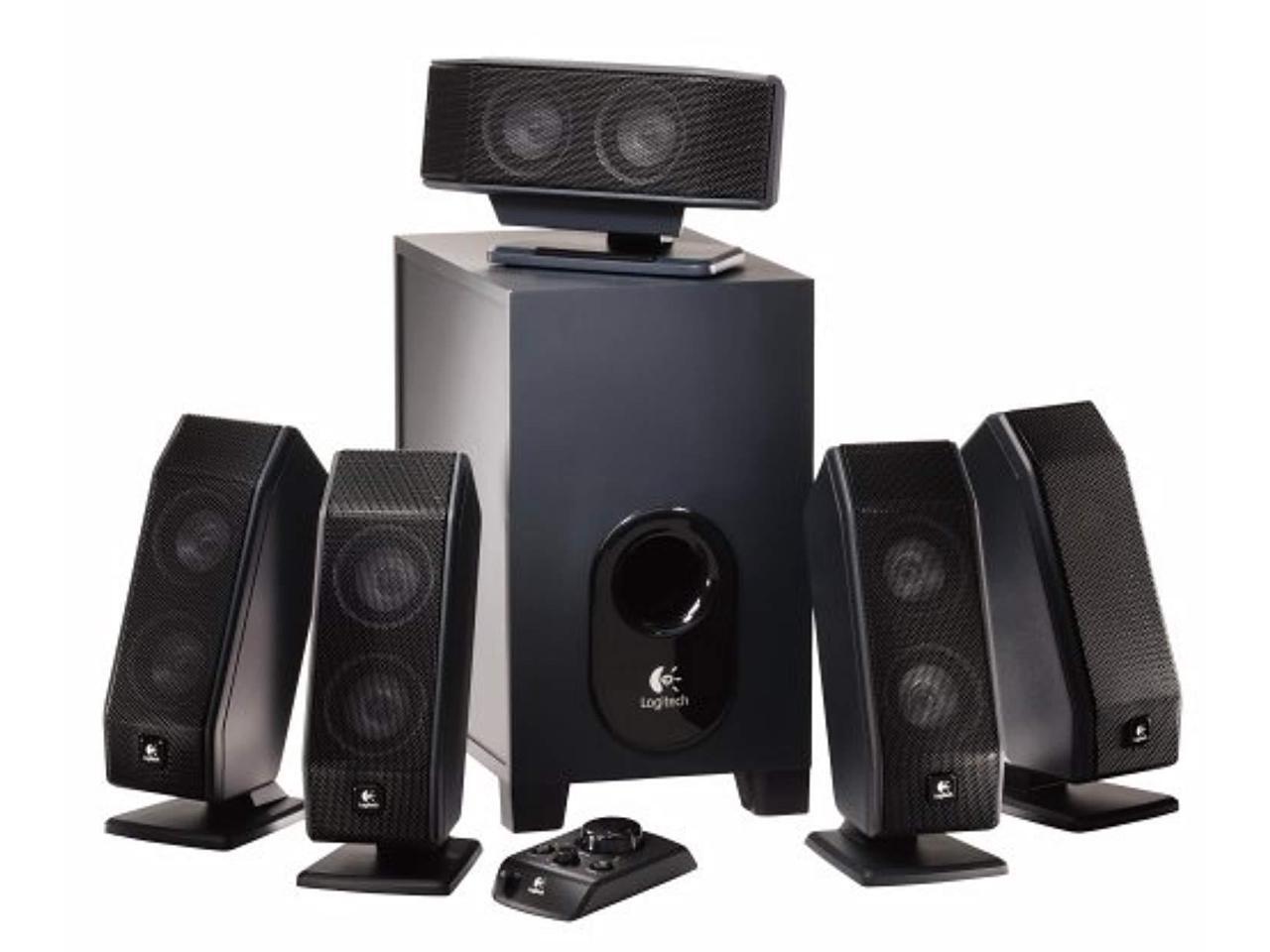 Logitech X540 5.1 Surround Sound Speaker System with Subwoofer
