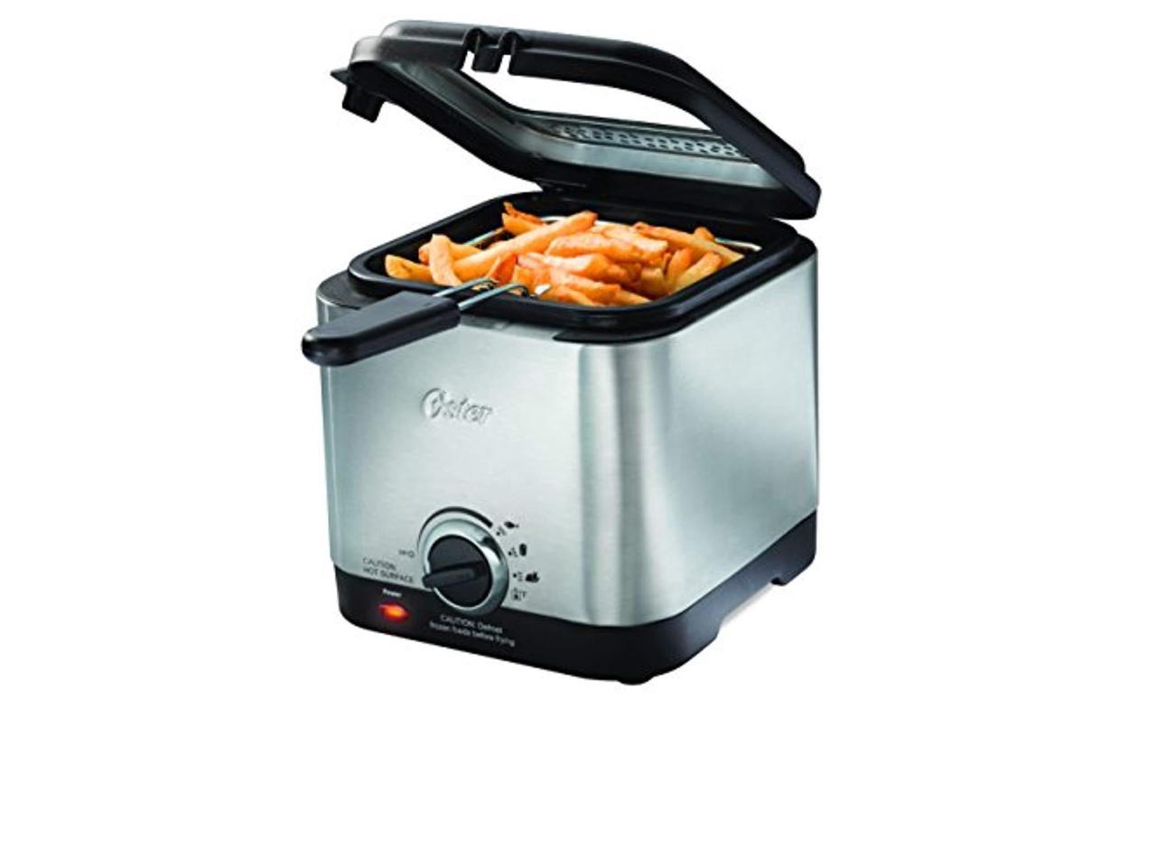 Oster 1.5 Liter Compact Stainless Steel Deep Fryer CKSTDF102SS