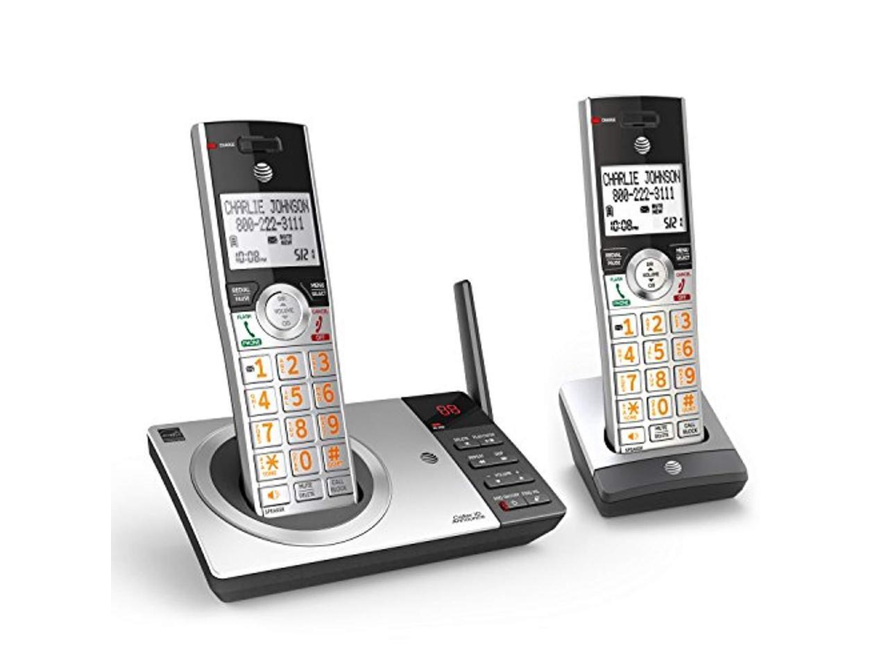 at&t cl82207 dect 6.0 expandable cordless phone with answering system