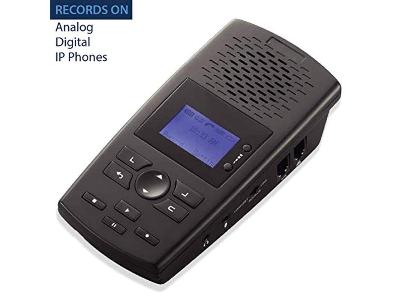 RecorderGear TR600 Landline Phone Call Recorder For Analog IP Digital recordergear-tr600-landline-phone-call-recorder-for-analog-ip-digital