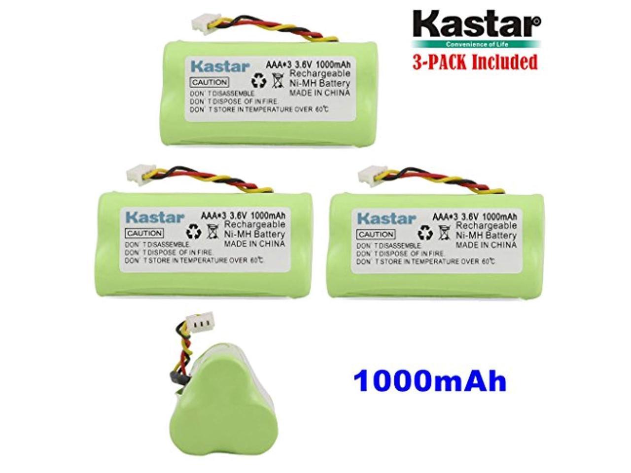Kastar 6-Pack AAA 3.6V 1000mAh Ni-MH Rechargeable Battery Replacement for Zebra/Motorola Symbol 82-67705-01 Symbol LS-4278 LS4278-M BTRY-LS42RAAOE-01 DS-6878 Cordless Bluetooth Laser Barcode Scanner 