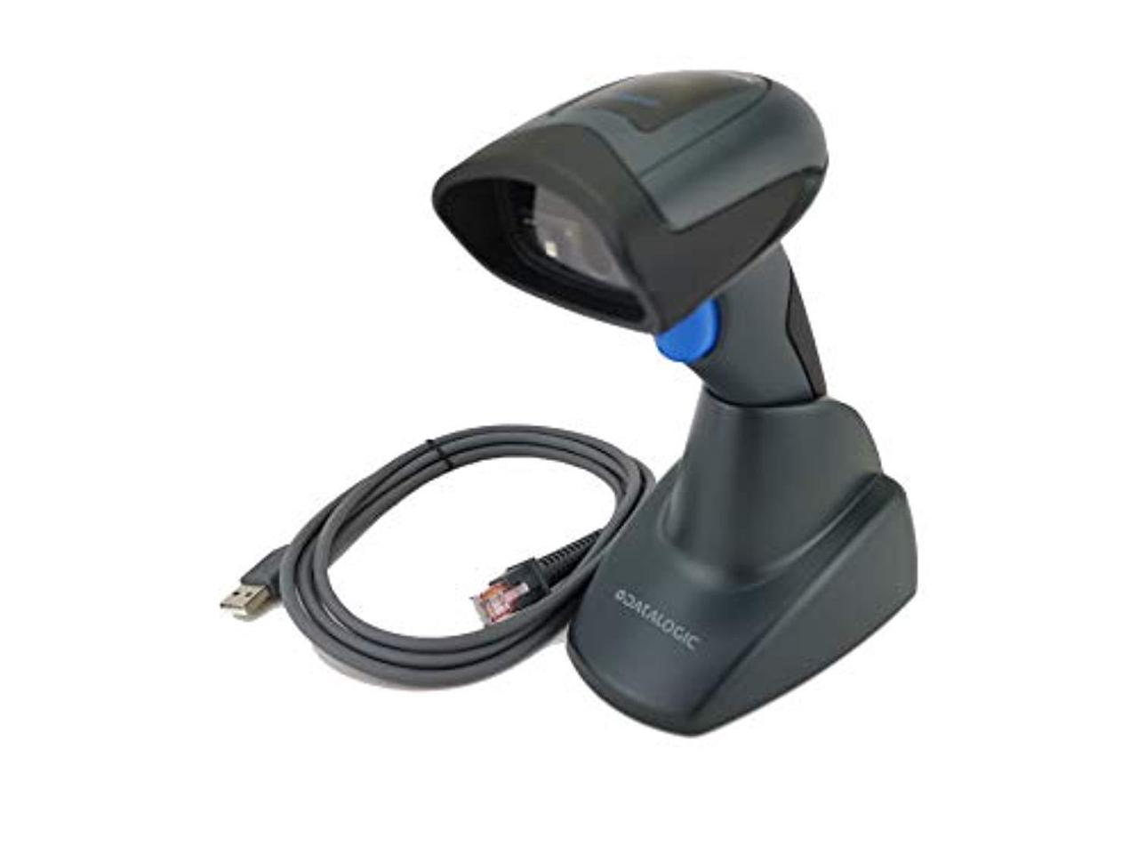 datalogic quickscan qd2430 handheld 2d barcode scanner, includes base ...