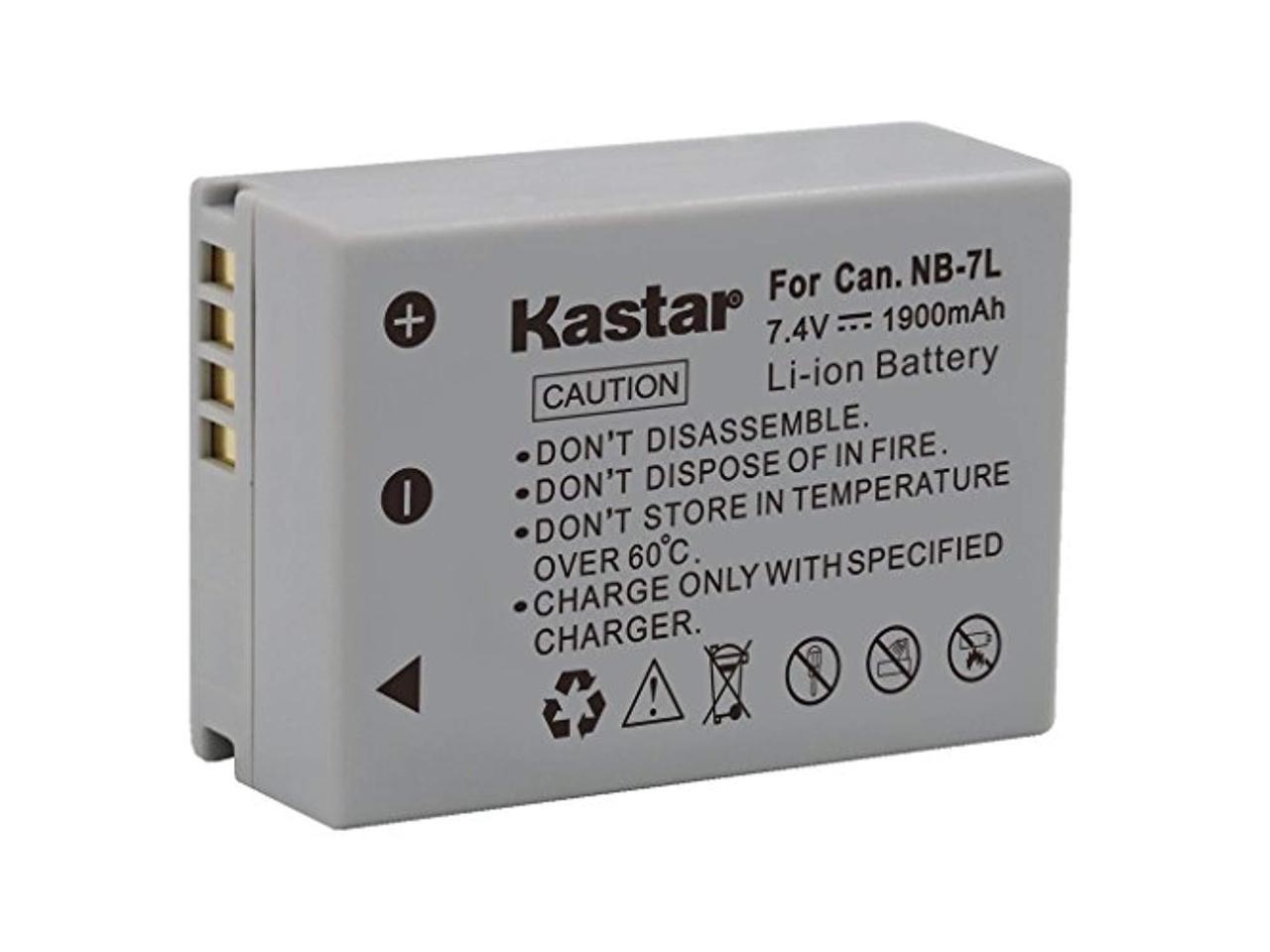 Kastar Battery for NB-7L PowerShot G12 PowerShot G11 CB-2LZE Work with PowerShot G10 4-Pack PowerShot SX30 is Digital Cameras