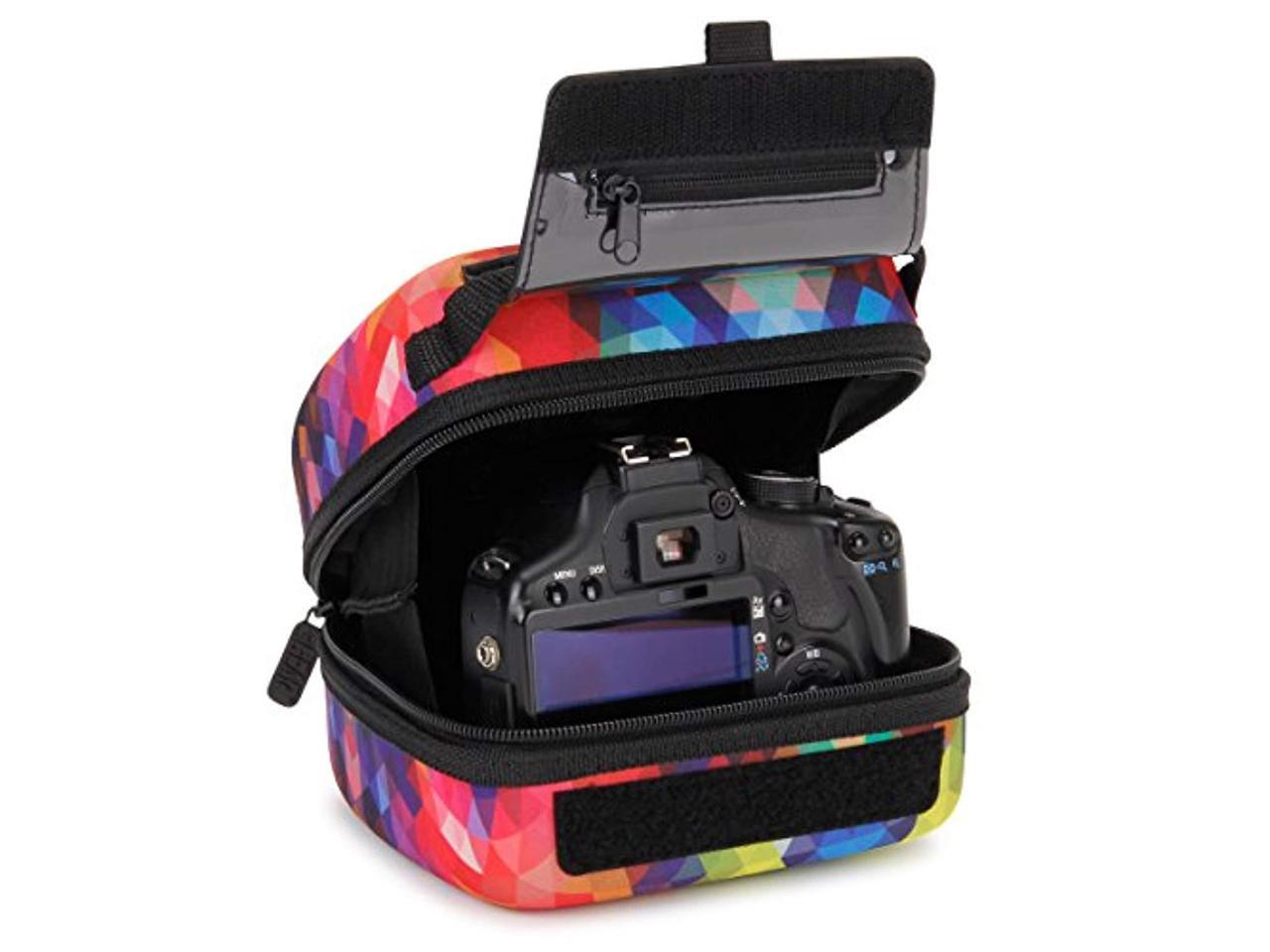 USA GEAR H Series Hardshell Camera Case GRHLHSL100GMEW Geometric Quick