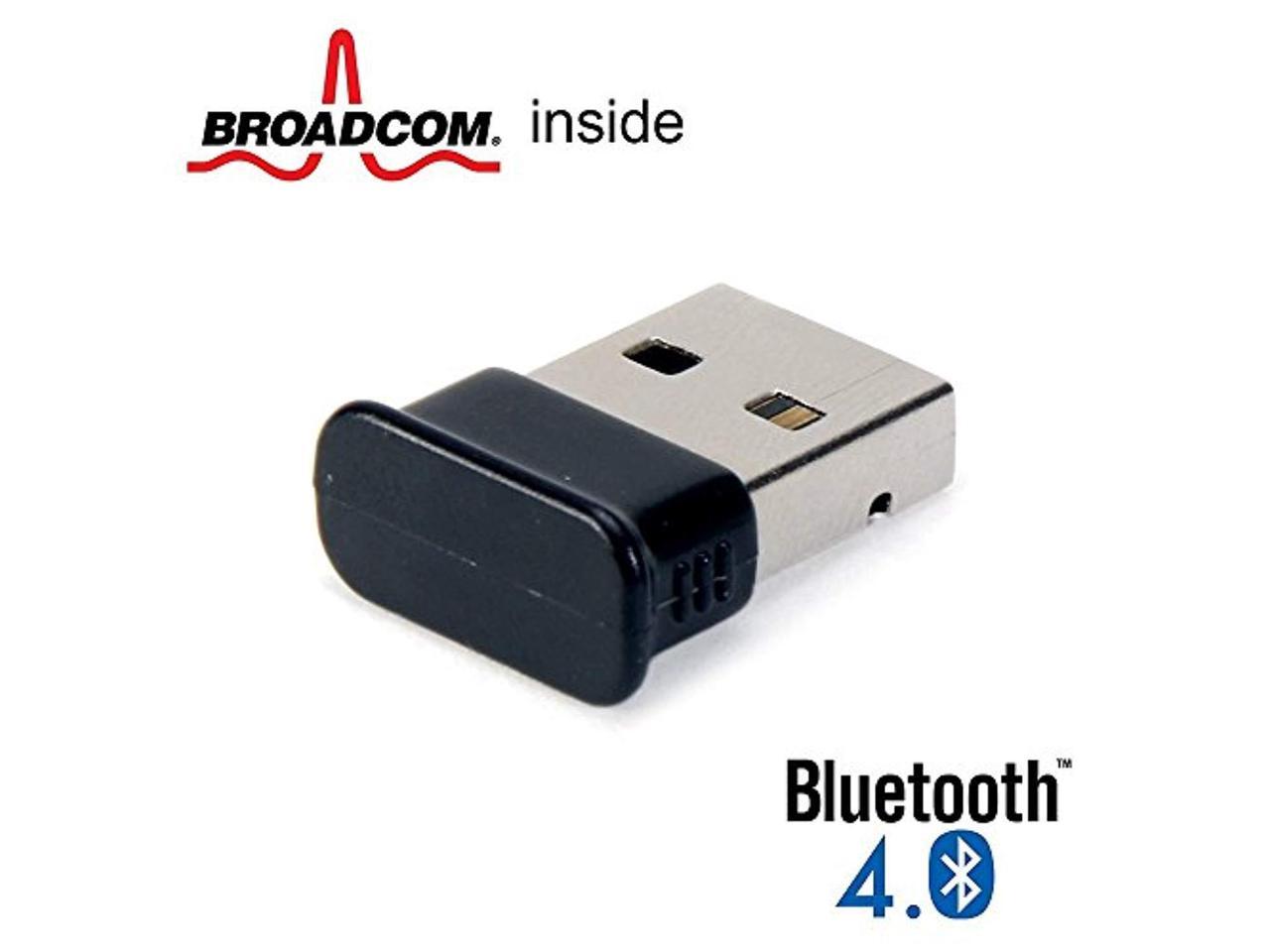 Ultra-Mini USB Broadcom BCM20702 Class 2 Bluetooth V4.0 Dual Mode Dongle Wireless Adapter with LED GMYLE Bluetooth Adapter Dongle 