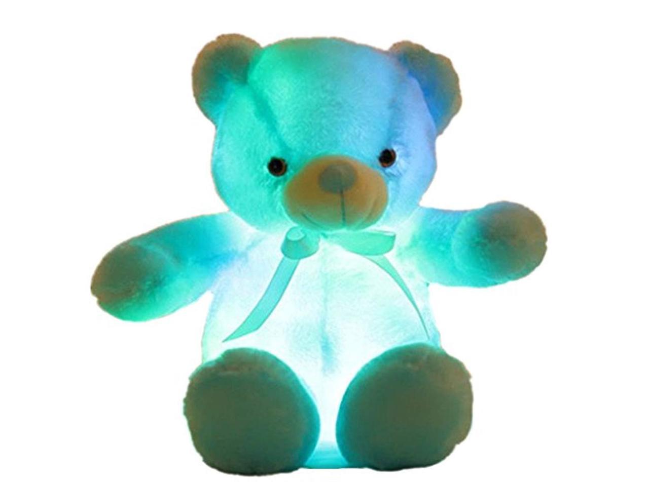 Wewill Brand Creative Light Up LED Inductive Teddy Bear Stuffed Animals Plush 