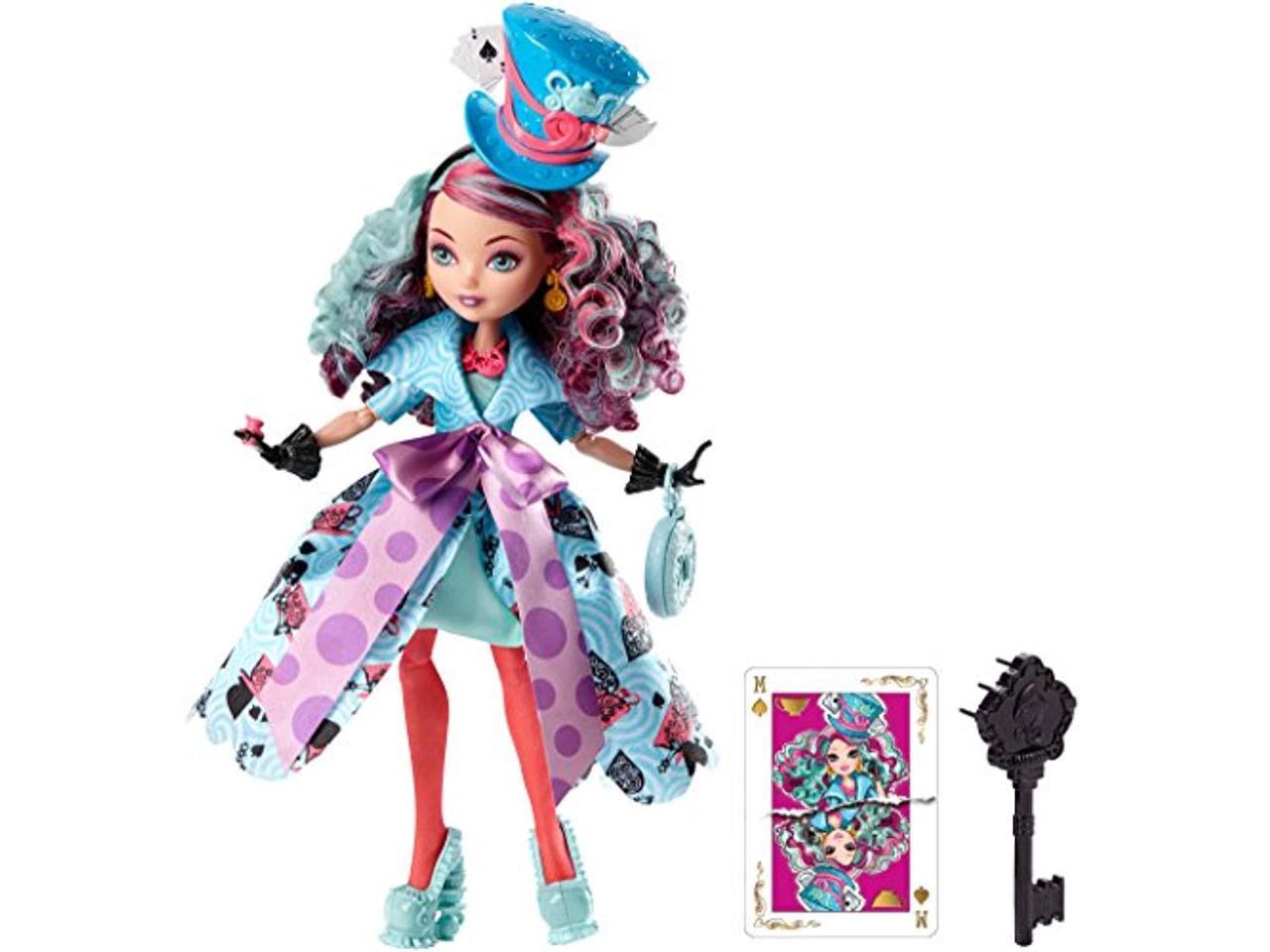 Ever After High MADELINE HATTER Replacement Pair of Blue & White Polka Dot Hands 