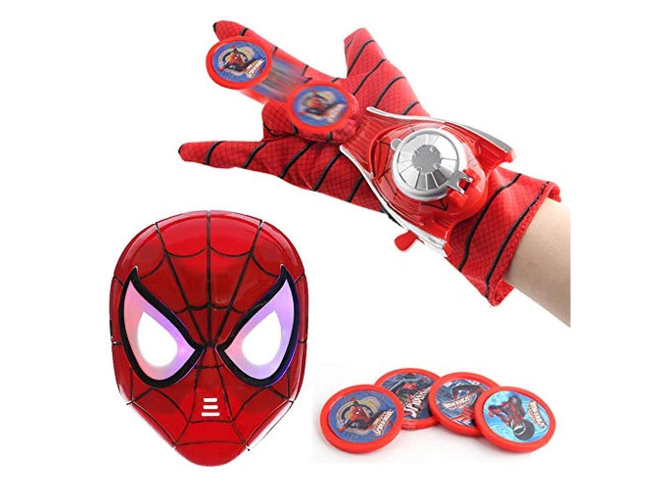 Avengers Spiderman LED Mask Light Up Cosplay Custome Accs Party Christmas Mask 