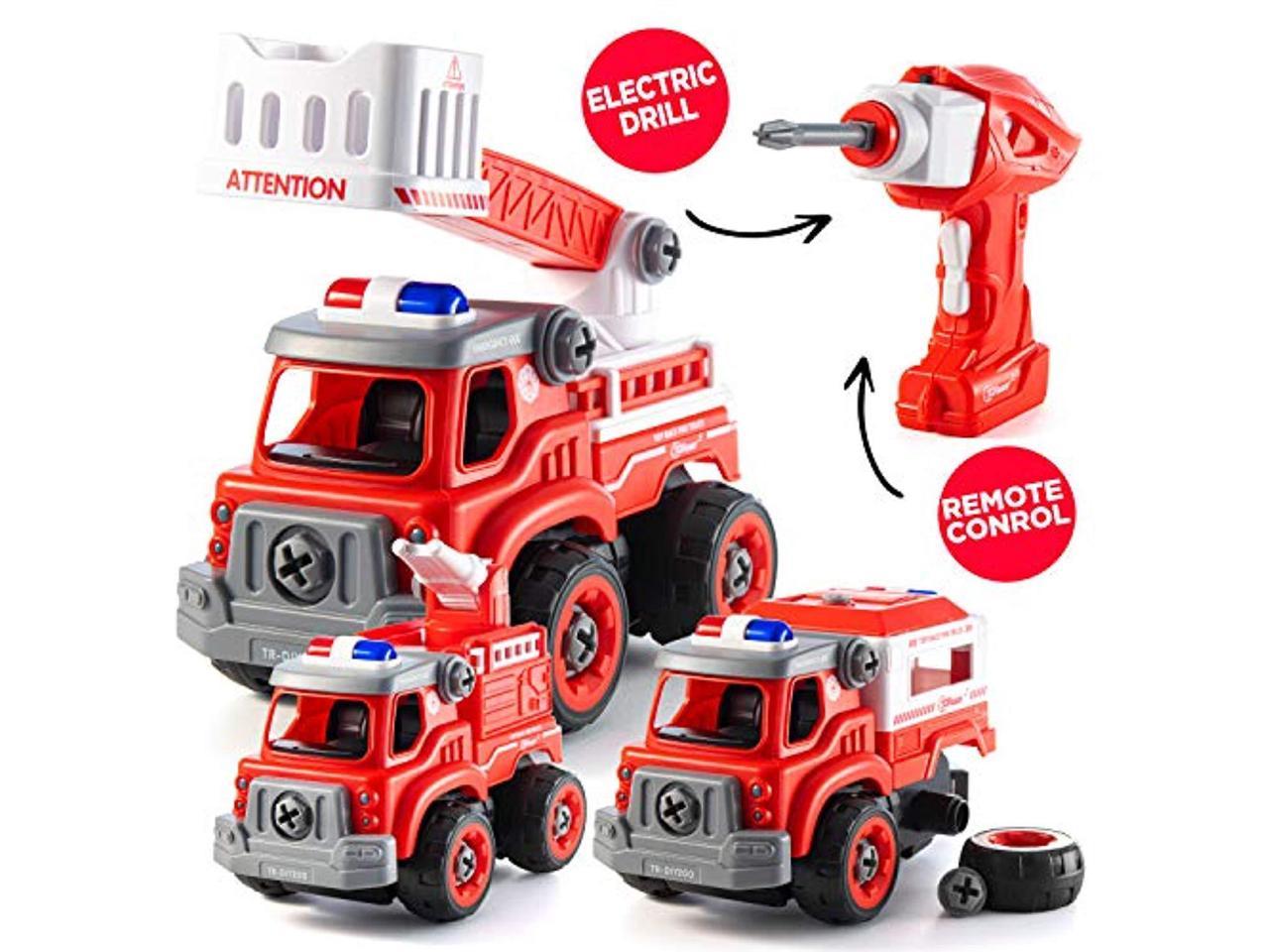 NEW Take Apart Toys Remote Control Construction Truck for Boys RC Car STEM Toy