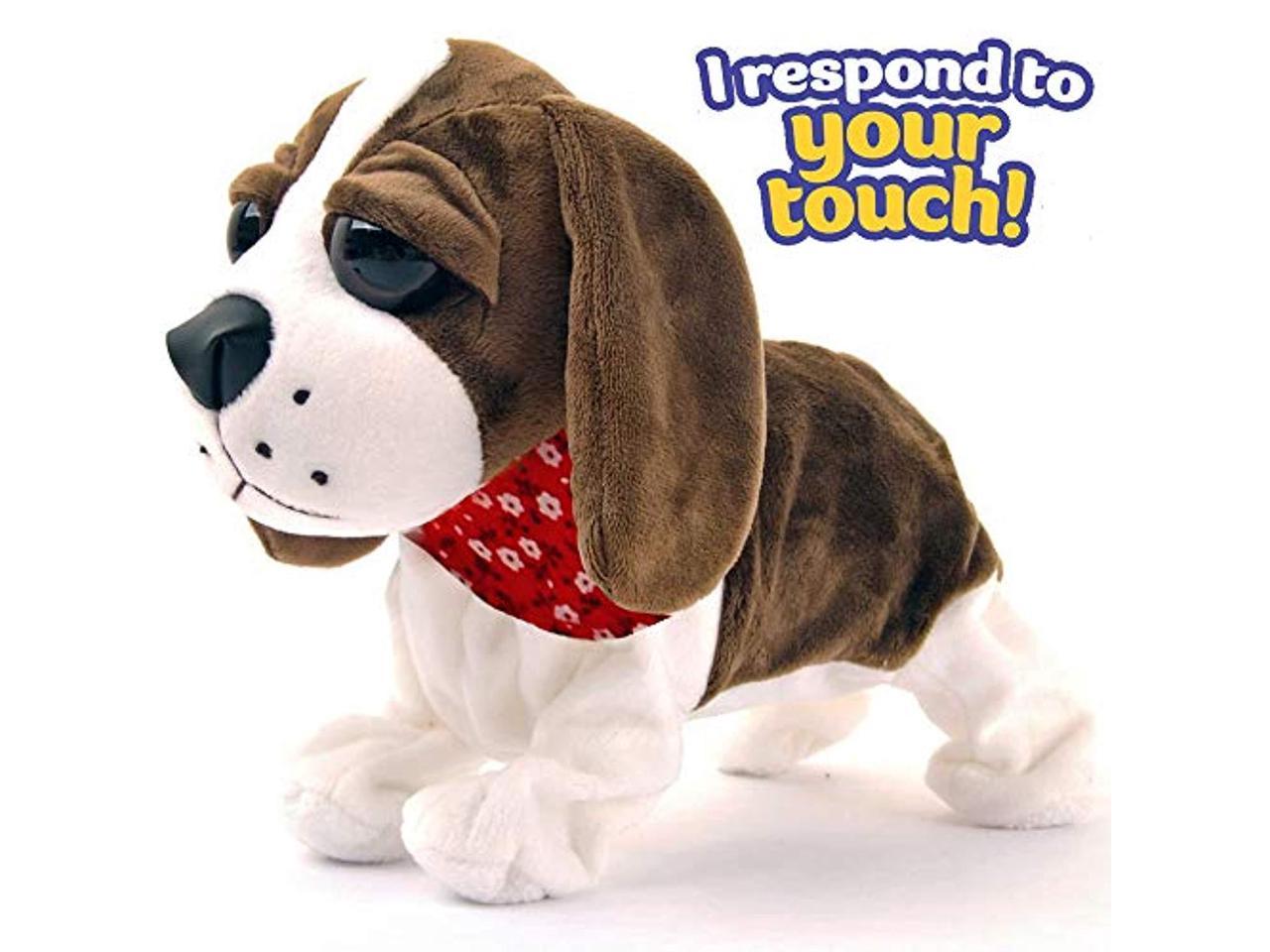 plush dog that barks and walks