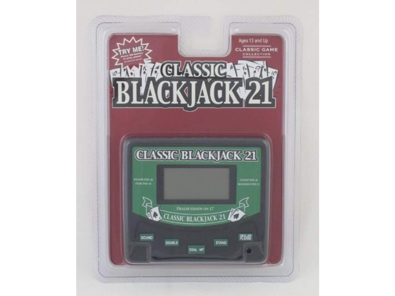 BLACKJACK 21 MGA ELECTRONIC HANDHELD TRAVEL CASINO VEGAS VIDEO LCD GAME POCKET 