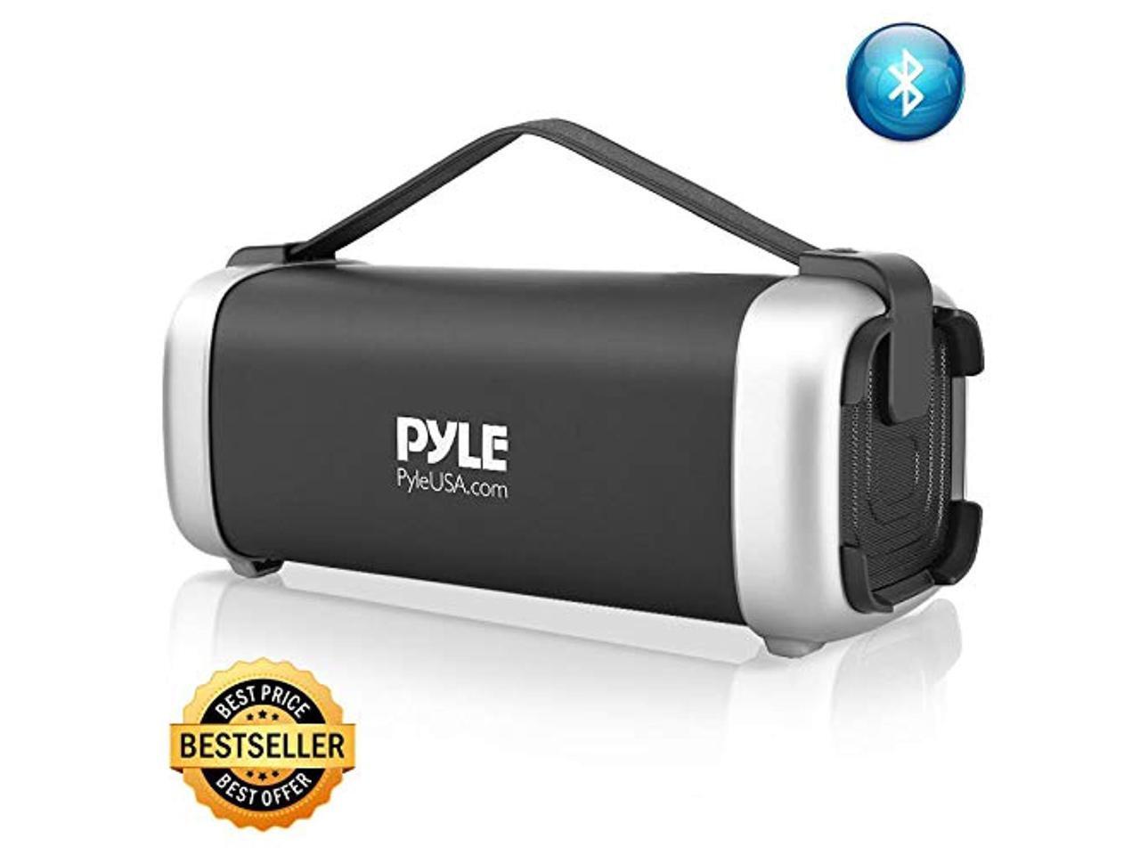 loud bluetooth speaker portable wireless boombox aux rechargeable stereo system