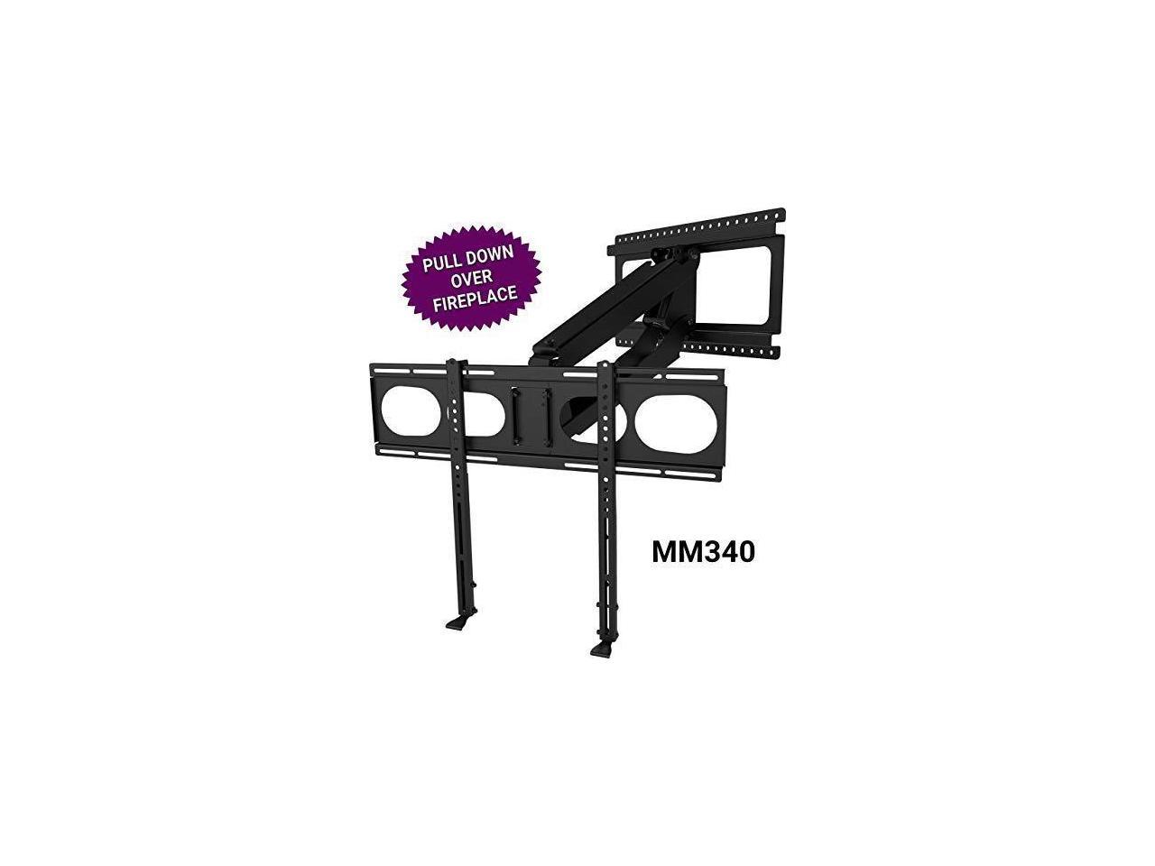 MantelMount MM340 Pull Down Fireplace TV Mount For 44"80" TVs Above