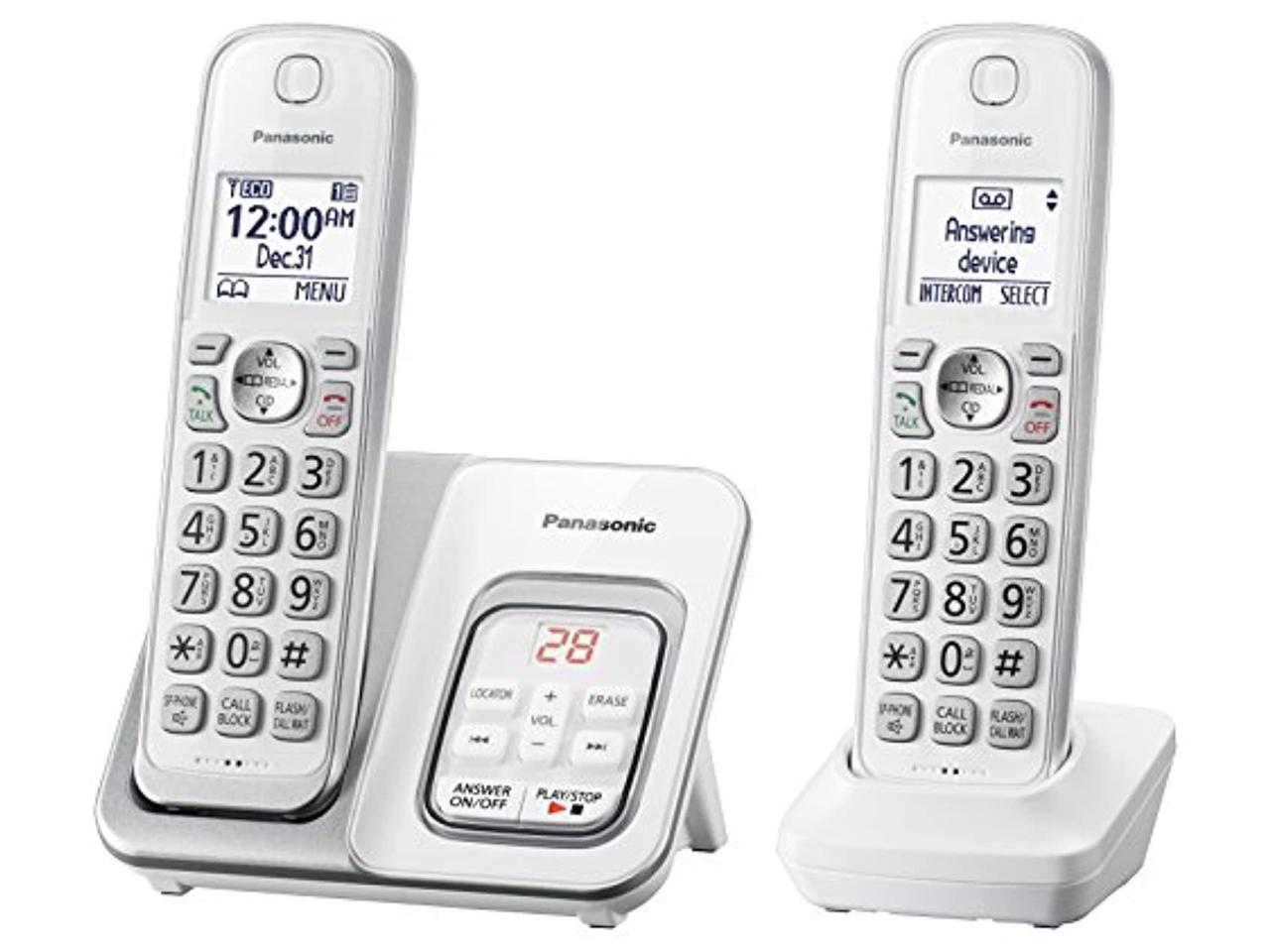 Panasonic KXTGD532W Cordless Phone With 2 Handset Phones