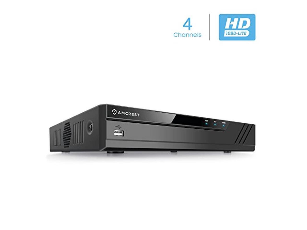 AMDVTENL4-H5 Remote Smartphone Access HDD /& Cameras NOT Included Amcrest 1080n ProHD 4 Channel DVR Security Camera System Recorder Security DVR for Analog Security Cameras /& Amcrest IP Cameras