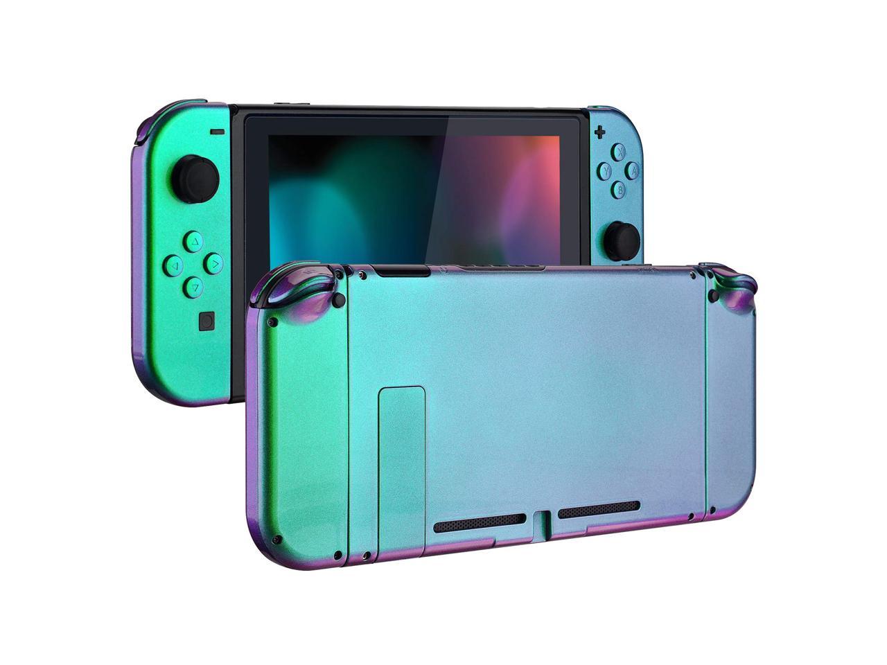 Extremerate Glossy Back Plate For Nintendo Switch Console Ns Joycon 4554