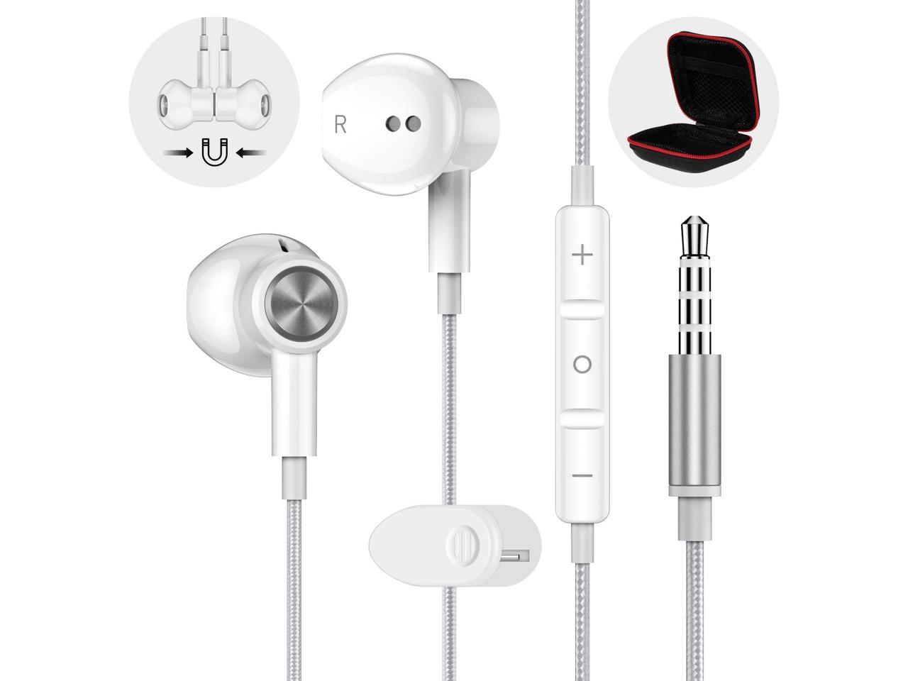 APETOO Wired Headphones for iPhone 6s Plus 5S SE 2016, 3.5mm Earbuds