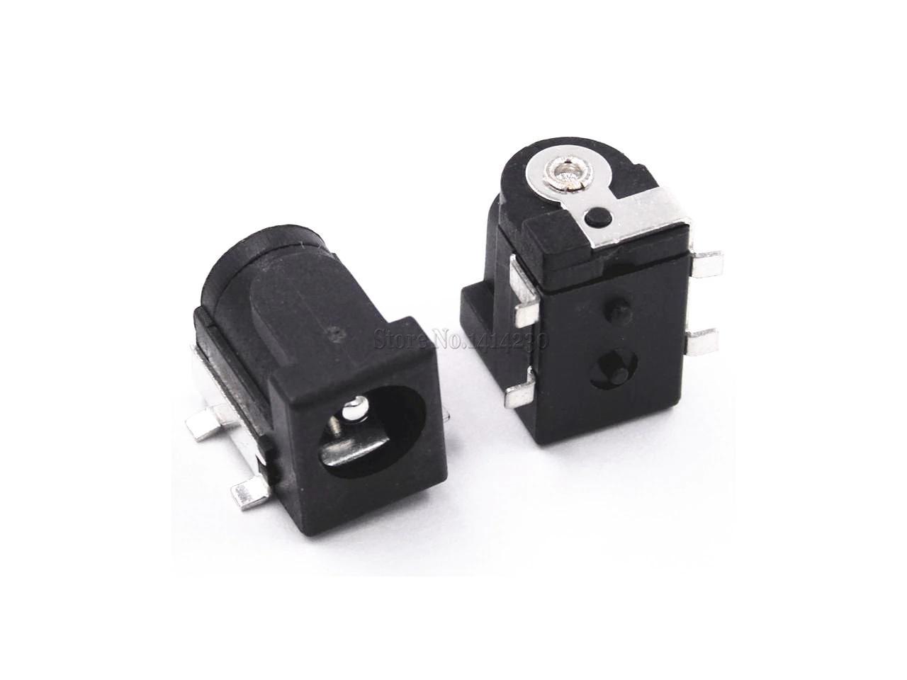 20 Pcs DC power outlet Female Charger Power socket 4 Pin SMT DC-050 