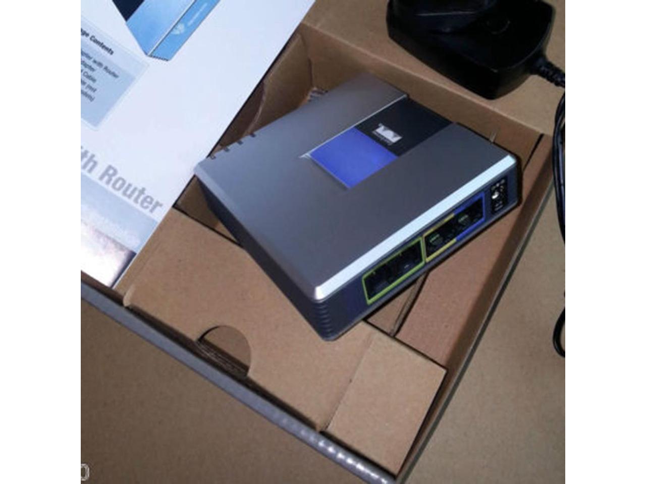 New Cisco Linksys SPA2102 SPA2102NA Phone Adapter With Router Unlocked T0.41 New Cisco Linksys SPA2102 SPA2102NA Phone Adapter With Router Unlocked T0.41