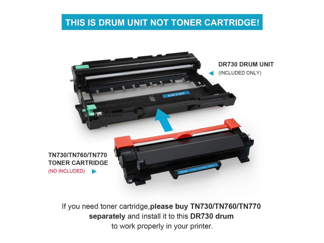 Compatible Drum Unit Brother DR730 DR-730 Imaging Drum 1-Pack, use for ...