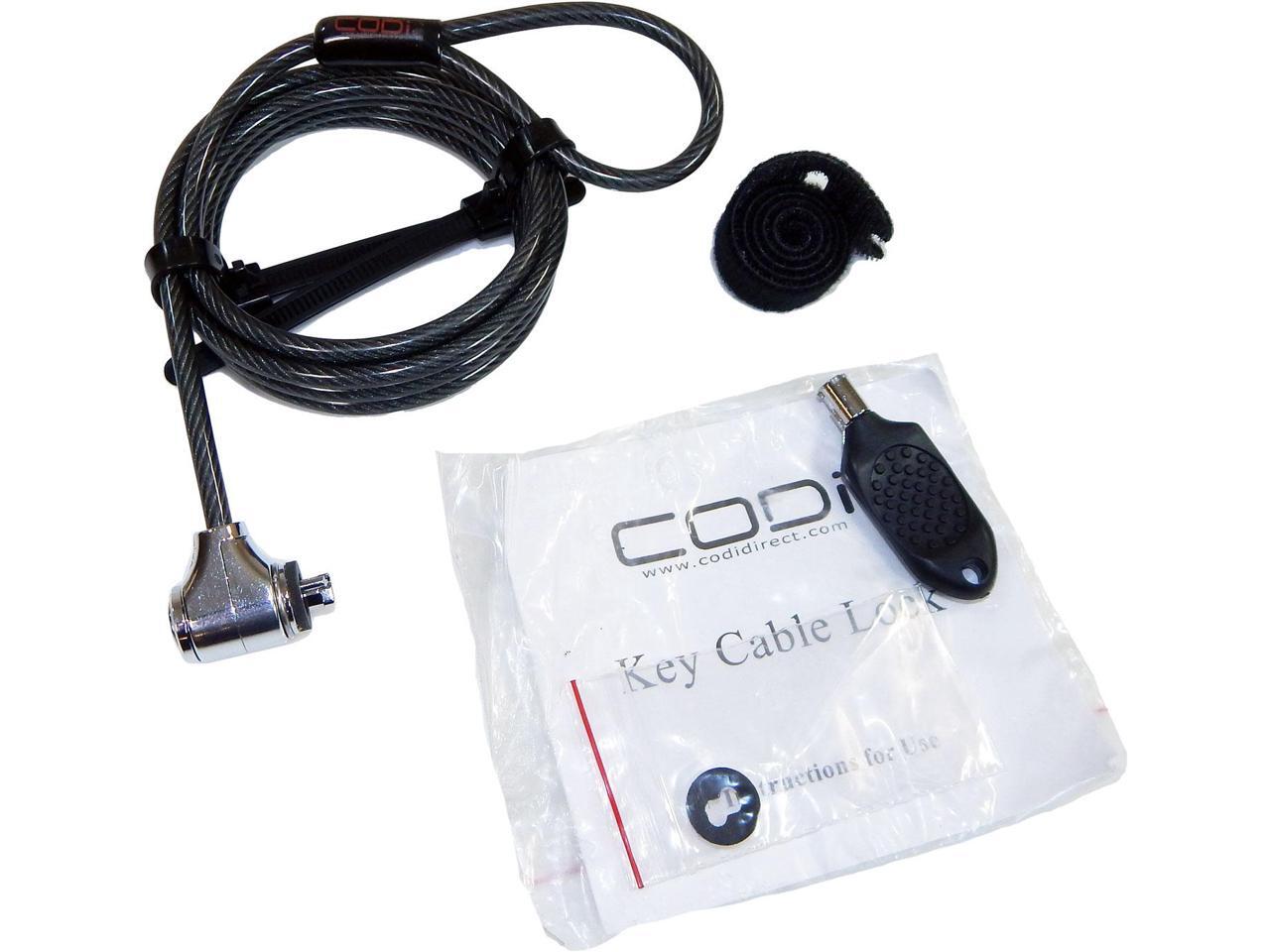 Codi Key Cable Lock w/ Two Keys A02001