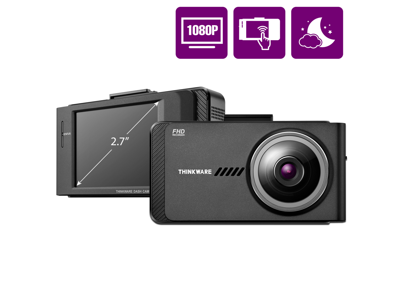 THINKWARE X700 Car Dash Cam 1080P FHD 140°Wide Angle Dashboard Camera