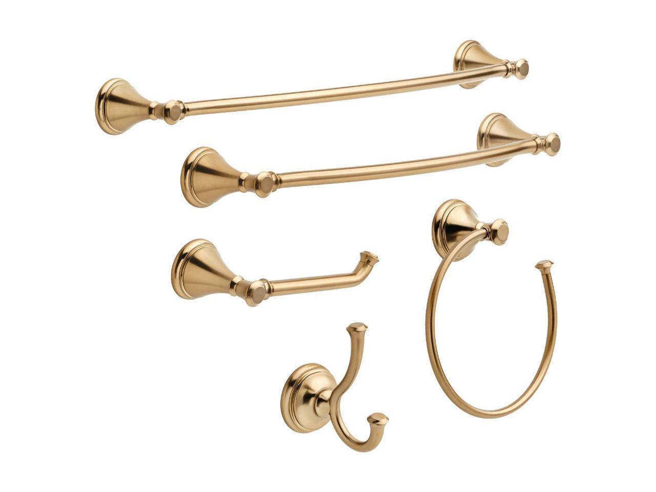 Delta 79735CZ Cassidy Robe Hook Single, Champagne Bronze