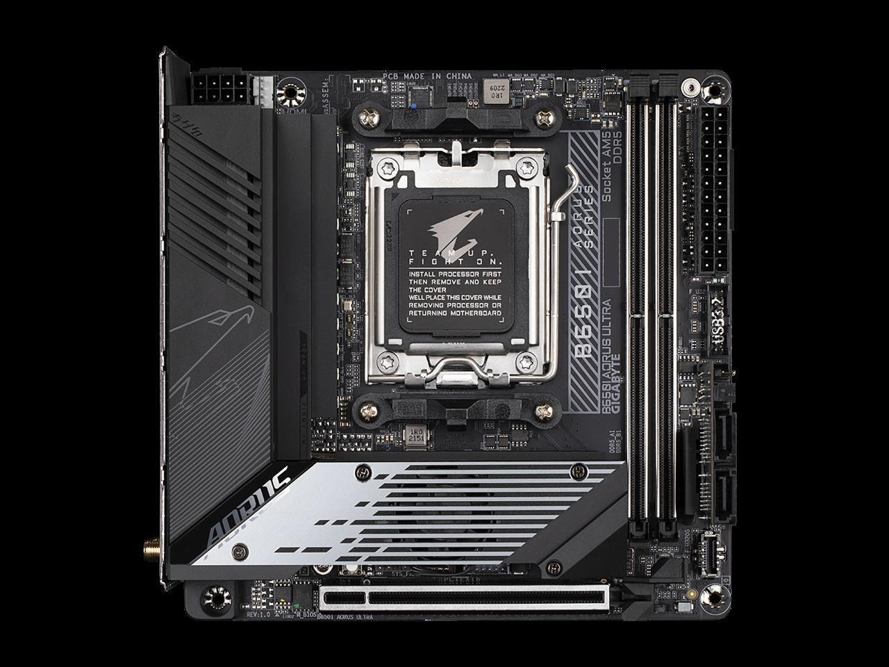 Refurbished: GIGABYTE B650I AORUS ULTRA AM5 AMD B650 SATA 6Gb/s Mini ...