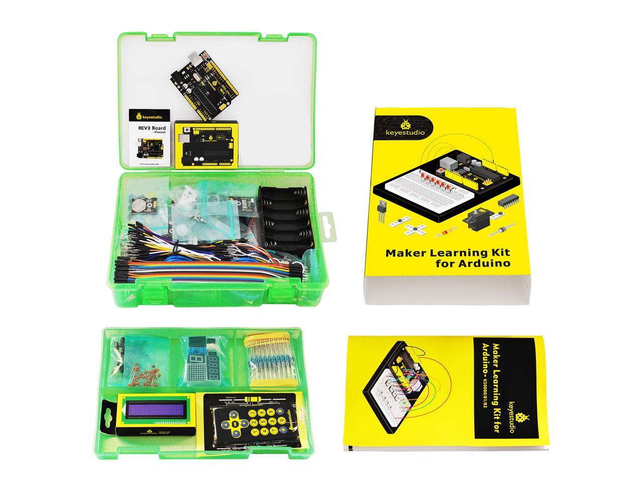 Electrical Engineering KEYESTUDIO Smart loT Home Kit for Arduino Stem Learning Internet of Things Code Educational Coding for Kids Teens Adults Mechanical Building