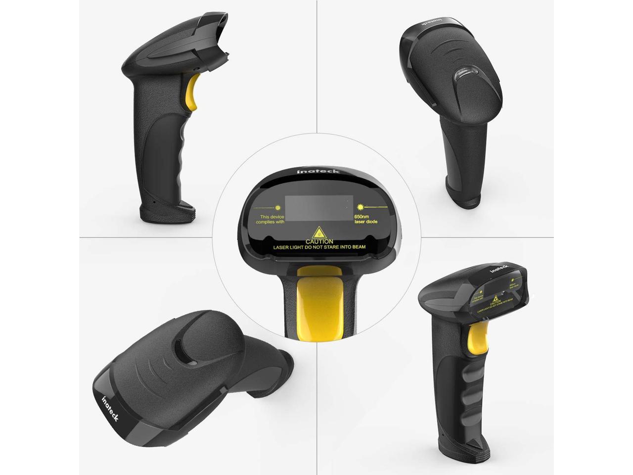 Inateck USB Barcode Scanner with Stand 1D Barcode Scanner,BCST32