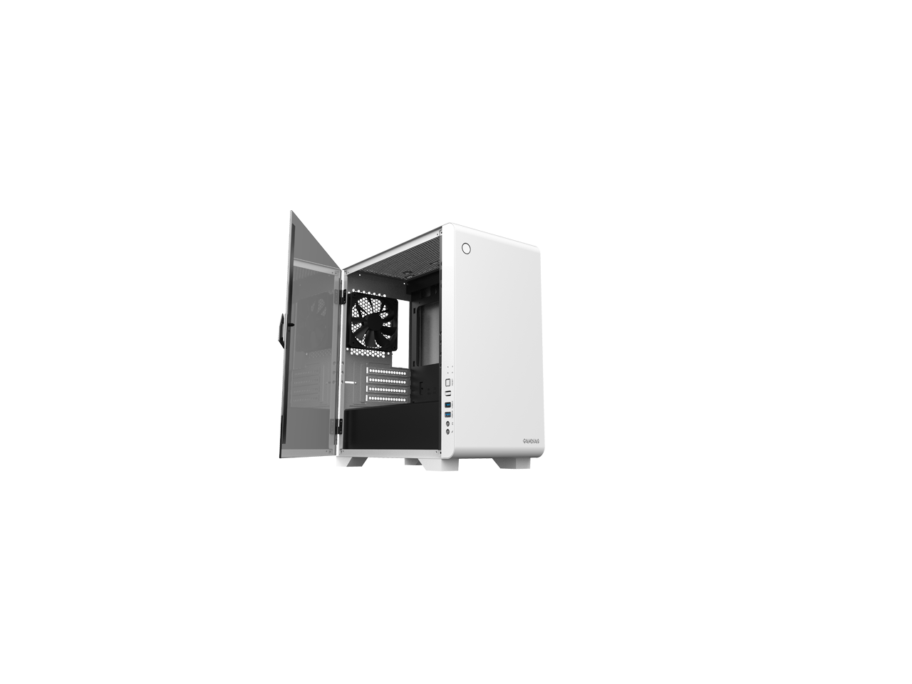 Gamdias Mars E2, Micro Atx Pc Case (white), Usb 3.0, Rear 120mm Black 