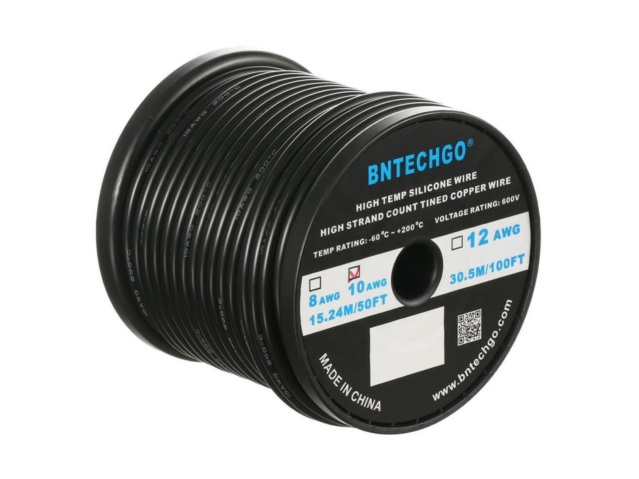 BNTECHGO 28 Gauge Silicone Wire Ultra Flexible Orange 20 feet high temp 200 deg C 600V 28 AWG Silicone Rubber Insulation Wire Electric wire for Model 16 Strands of Tinned Copper Wire Stranded Wire bntechgo.com