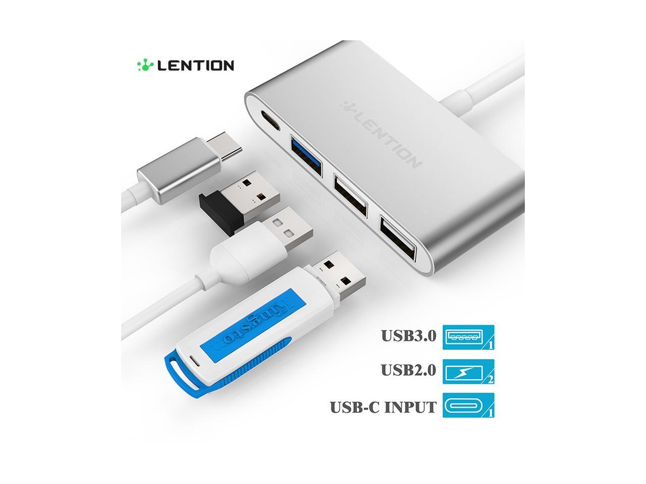 ChromeBook USB 2.0 Ports Compatible Apple MacBook Air 2018 USB 3.0 MacBook Pro 13//15 LENTION 4-in-1 USB-C Hub with Type C More Thunderbolt 3 Multi-Port Charging /& Connecting Adapter Rose Gold
